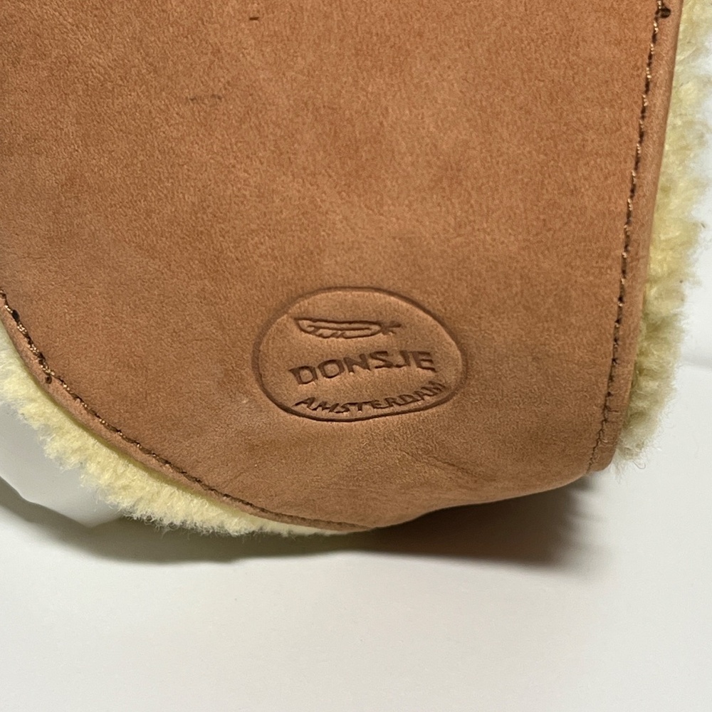NWT Anthropologie Donsje Kids KAPI Winter Leather Hat Size SMALL Deer 3 6 9 12 m - Picture 6 of 14